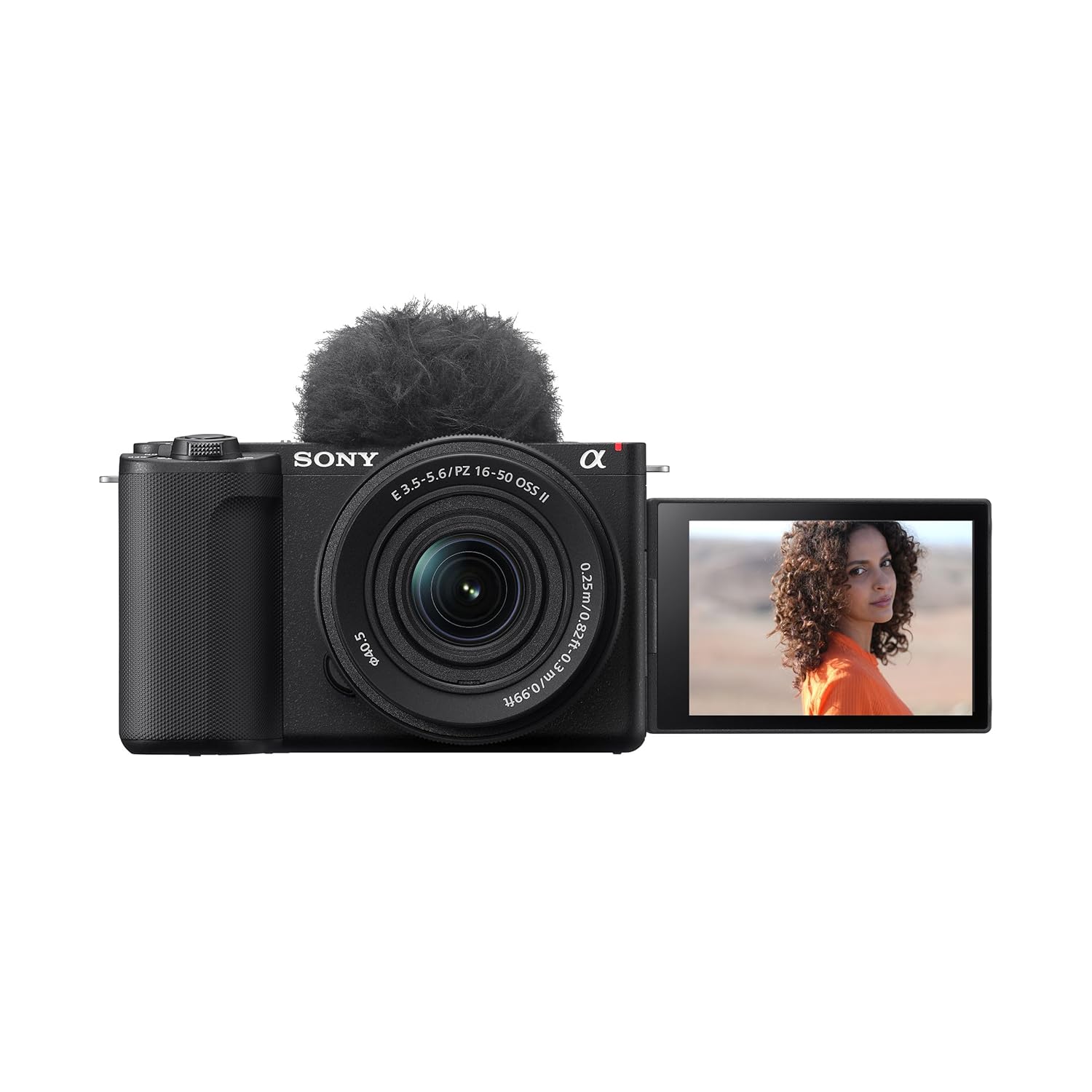 Sony Alpha ZV-E10M2K 26 MP Interchangeable Lens Mirrorless Vlog Camera for Creators (16-50mm Power Zoom Lens) | APS-C Sensor | 4K 60p with 10bit 4:2:2 Recording – (Black)