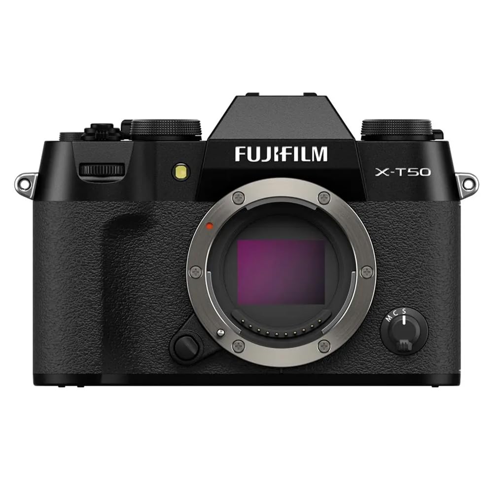 Fujifilm X-T50 40 MP APS-C X-Trans Sensor|Retro Style mirrorless Camera|4k/6.2k vlogging|High Speed Recording FHD 240fps – Black