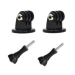 Action Pro Tripod Mount Adapter and Screw Compatible with GoPro-13/12/11/10/9/8/7/6/5/4/3/2/SJCAM/Gopro Max/Akas0/DJI Osmo/Insta-360 Action Cameras (Pack of 2)
