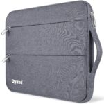 Dyazo 14.1 Inch Laptop Sleeve Case Cover With Handle And Two Front Pocket Compatible For Lenovo, Hp, Dell, Asus Acer & Other Notebooks (Grey)