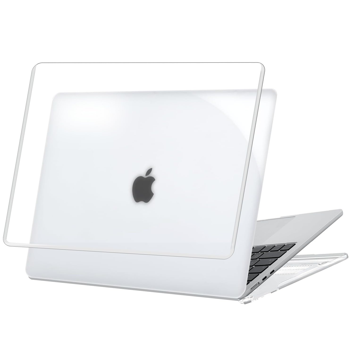 Dyazo Laptop Case Compatible for 2022|2023|2024 MacBook Air 13.6 inch Release M4 A3240 M3 A3113 M2 A2681 Models with Touch ID, Plastic Hard Shell Case, Smooth Glossy Finish, Crystal Clear Look