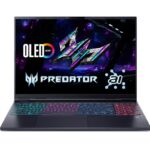 acer Predator Helios Neo16S AI, Intel Ultra 7 255HX Processor,RTX 5060-8 GB GDDR7,16 GB/1 TB, WQXGA OLED, 16.0″/40.64 cm, 240Hz, Win 11 Home,Abyssal Black,2.3 kg,PHN16S-71,RGB KB,Gaming Laptop