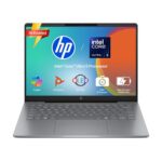 HP OmniBook 7 OLED, Intel Core Ultra 5 255H (16GB LPDDR5,1TB SSD), 3K, 0.2 ms, Micro-Edge, 14”/35.6cm, Win 11, M365, Office 24, Meteor Silver,1.41kg, fr0789TU, 5MP Camera w/Shutter,Backlit AI Laptop