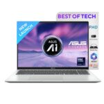 ASUS Vivobook 16, Intel Core Ultra 5 Series 2, 16GB RAM, 512GB SSD, FHD+ 16″, Windows 11, Office Home 2024, Silver, 1.88kg, X1607CA-MB142WS, Intel iGPU, M365 Basic (1Year)* Laptop