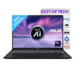 ASUS Vivobook 16,Intel Core Ultra 5 (Series 2),Thin & Light(Intel iGPU/16GB RAM/512GB SSD/FHD+/16″/60Hz/Backlit Keyboard/Windows 11/M365 Basic (1Year)*/Office Home 2024/Blue/1.88 kg) X1607CA-MB139WS