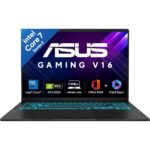 ASUS Gaming V16 (2025), 14th Gen,Intel Core 7 240H Gaming Laptop(RTX 5050-8GB/16GB RAM/512GB SSD/FHD+/16″/144Hz/Backlit Keyboard/Windows 11/M365*/Office Home 2024/Matte Black/1.95 Kg) V3607VH-RP038WS