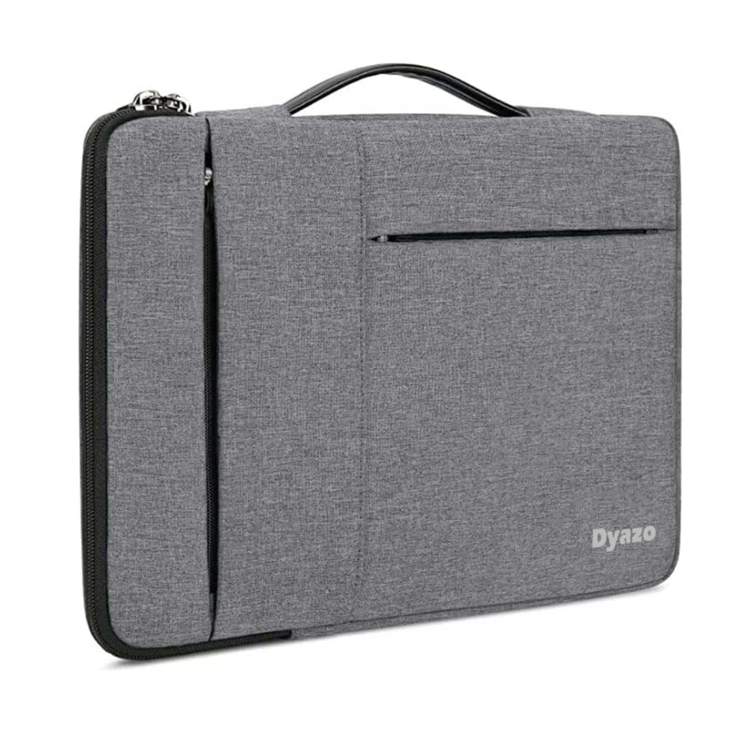 Dyazo 13″ to 13.3 inch Laptop Sleeve/Cover/Case with Handle & Two Accessories Compatible for Apple, Dell, Lenovo, ASUS, Hp, Samsung, Mi, MacBook and All Other Notebooks (Grey)