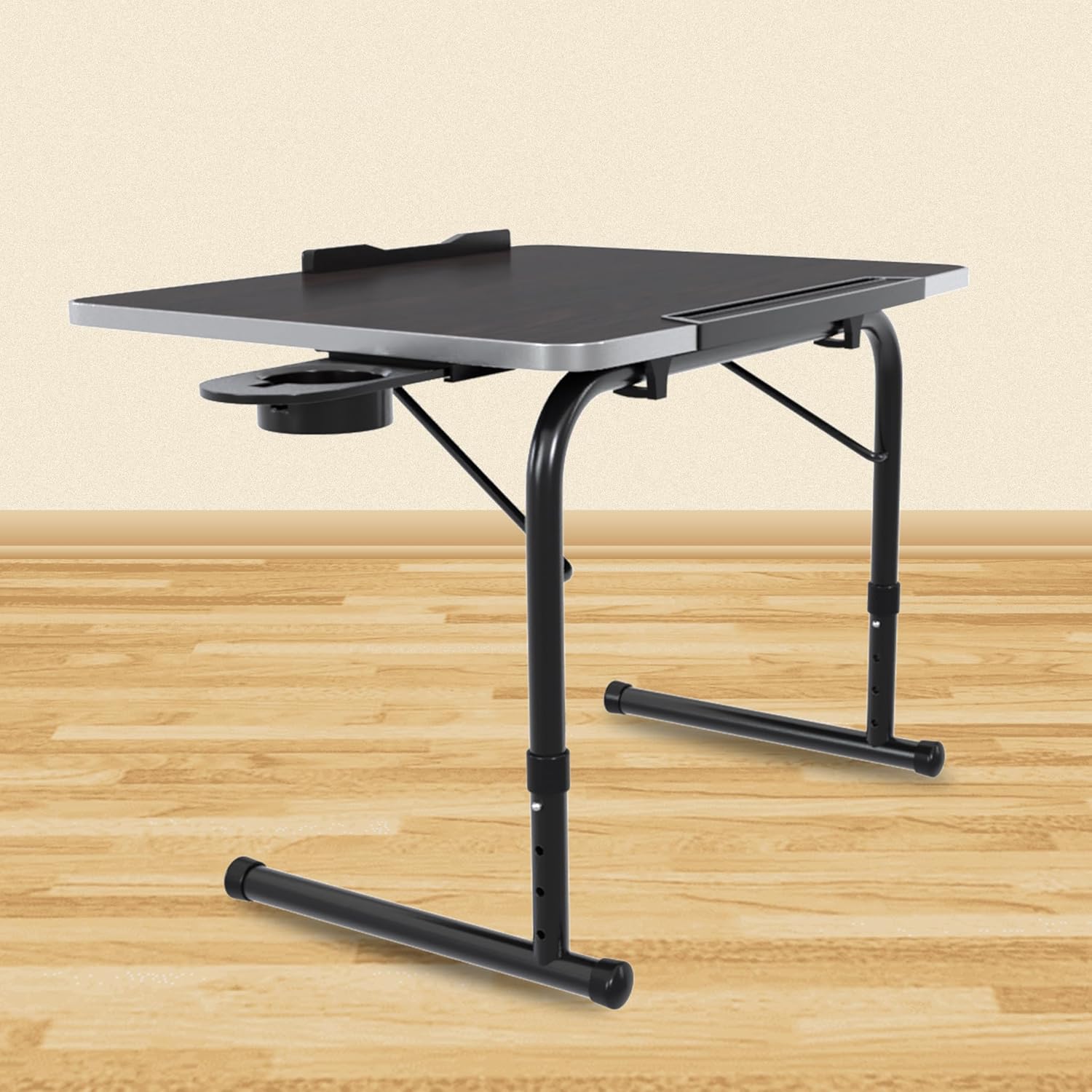 TABLE MAGIC IKON – Height Adjustable Lap Desk | Multipurpose Laptop Table for Bed, Floor & Study | Space-Saving, Ergonomic Cantilever Design | Made in India