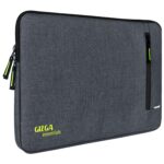 Gizga Essentials Laptop Bag Sleeve Case Cover Pouch for 13.3 Inch Laptop/MacBook, Office/College Laptop Bag for Men & Women, Side Handle, Multiple Pockets, Water Repellent, Shock Absorber, Grey
