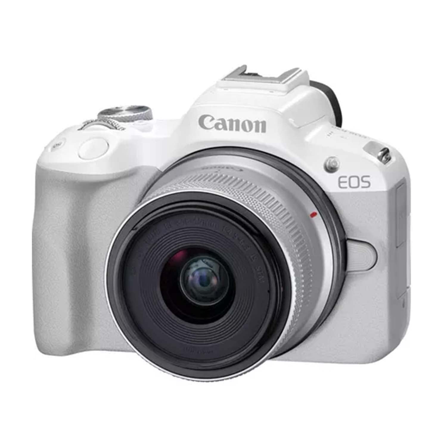 Canon EOS R50 Mirrorless Camera with RF-S18-45mm f/4.5-6.3 is STM Lens (24.2 MP) for Video Vlogging – White