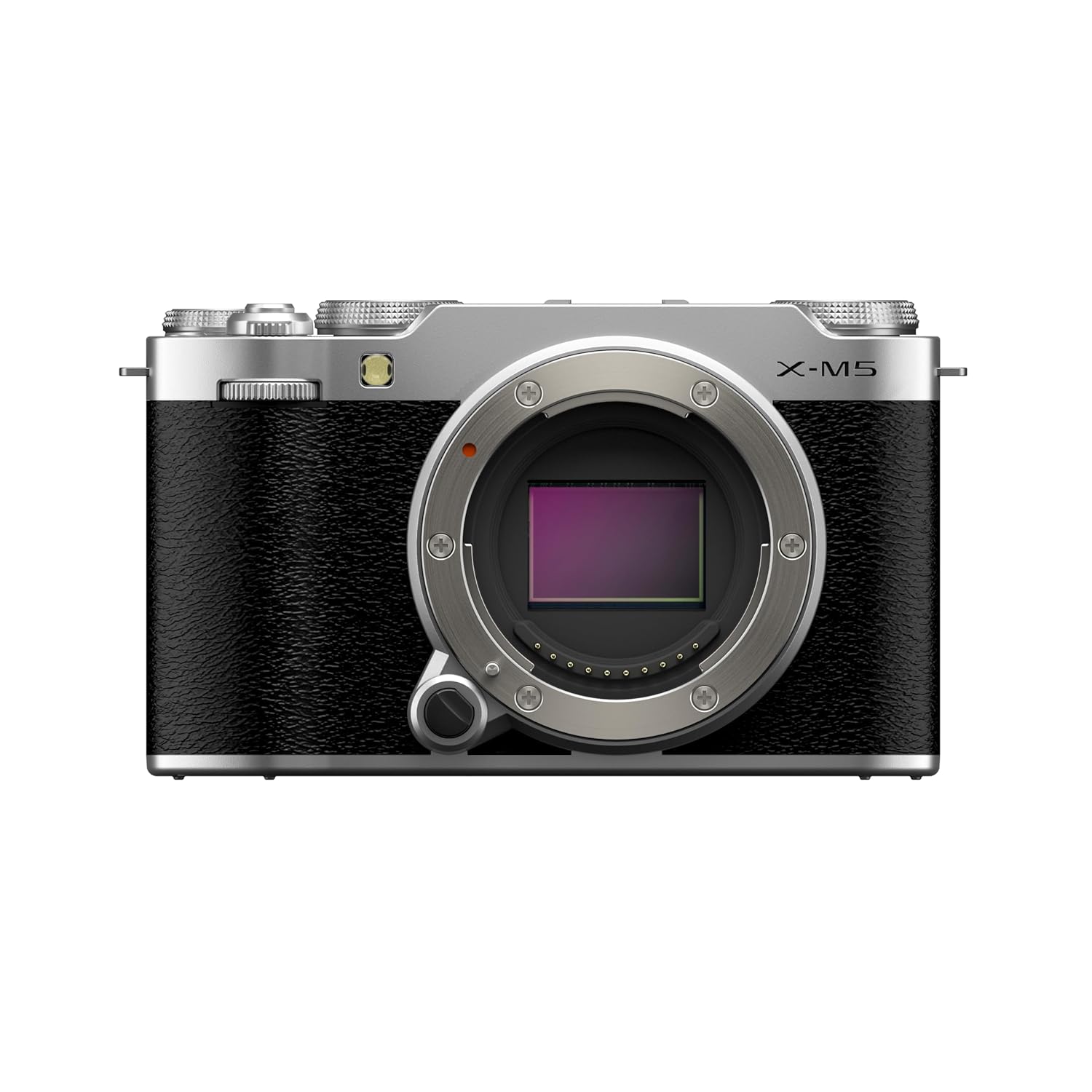 Fujifilm X-M5 26.1MP APS-C X-Trans CMOS 4|Retro Style mirrorless Compact Travel Camera|6.2k vlogging|High Speed Recording FHD 240fps|Advance AF for Street/Lifestyle/Amateurs (Body only) -Silver