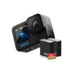 GoPro HERO12 Black Powerhouse Bundle – HERO12 Black Waterproof Digital Action Camera+ Extra Enduro Battery + 64GB Micro SD Card