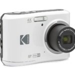KODAK PIXPRO FZ45-WH 16MP Digital Camera 4X Optical Zoom 27mm Wide Angle 1080P Full HD Video 2.7″ LCD Vlogging Camera (White)