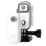 SJCAM C100+ 2K 30FPS | 30M Water Resistant | Magnetic Body Action Camera | WiFi 2.4 GHZ | Insta Go | Body Cam | Webcam, White
