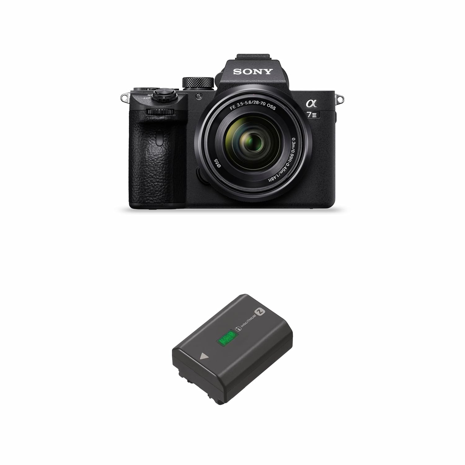 Sony Alpha 7M3K Full-Frame Camera (28-70mm Zoom Lens) | 24.2 MP | 4K Full Frame | Real-Time Eye Auto Focus | Tiltable LCD, Low Light Camera – Black