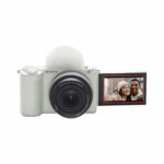 Sony Alpha ZV-E10M2K 26 MP Interchangeable Lens Mirrorless Vlog Camera for Creators (16-50mm Power Zoom Lens) | APS-C Sensor | 4K 60p with 10bit 4:2:2 Recording – (White)