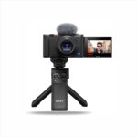 Sony Digital Camera ZV 1 for Content Creators (Compact, Video Eye AF, Flip Screen, in-Built Microphone, Bluetooth Shooting Grip, 4K Vlogging Camera for Content Creation) – Black