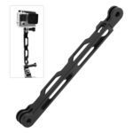 YELLOWFIN Aluminium Alloy Extension Arm Rod for GoPro and DJI Osmo Action Camera – CNC Extension Handle Bracket and Metal Pole Mount for Hero 12/11/10/9/8/7/6/5, Helmet Stick (16.5 CM, Black)