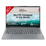 Lenovo IdeaPad Slim 3, AMD Ryzen 5 5625U, 16GB RAM, 512GB SSD, FHD 15.6″(39.6cm), Windows 11, Office Home 2024, Grey, 1.6Kg, 82XM00QDIN, Integrated AMD Radeon Graphics, Thin and Light Laptop
