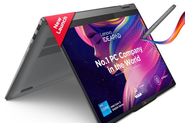 Lenovo Smartchoice Ideapad 5 2-in-1 13th Gen Intel Core i5-13420H (16GB RAM/512GB SSD/Windows 11/Office Home 2024/WUXGA IPS/14 (35.5cm)/Touchscreen 2-in-1/3Mon.Game Pass/Grey/1.6kg), 83KX0059IN Laptop