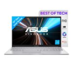ASUS Vivobook 15, 15.6″ FHD (1920 x 1080), Intel Core i3-1315U, (16GB RAM/512GB SSD/Intel® UHD/Win 11/M365 Basic (1Year)*/Backlit Keyboard/Office Home 2024/Cool Silver/1.70 kg), X1504VA-NJ2324WS