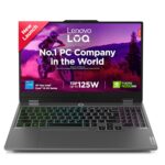 Lenovo LOQ, Intel Core i5 13th Gen 13450HX, NVIDIA RTX 4050 6GB, 16GB RAM, 512GB SSD, 15.6″(39.6cm), Windows 11, Office Home 2024, Grey, 2.4Kg, 83DV00X4IN, 100% sRGB, 3 Mon. Game Pass Gaming Laptop