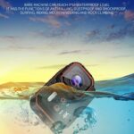 MANYCAST 4K Viran Underwater Camera IPX8 Waterproof, 170-Degree Wide-Angle Lens, EIS, Wi-Fi and Remote Control, Perfect for Scuba Diving, Snorkeling, and Water Sports