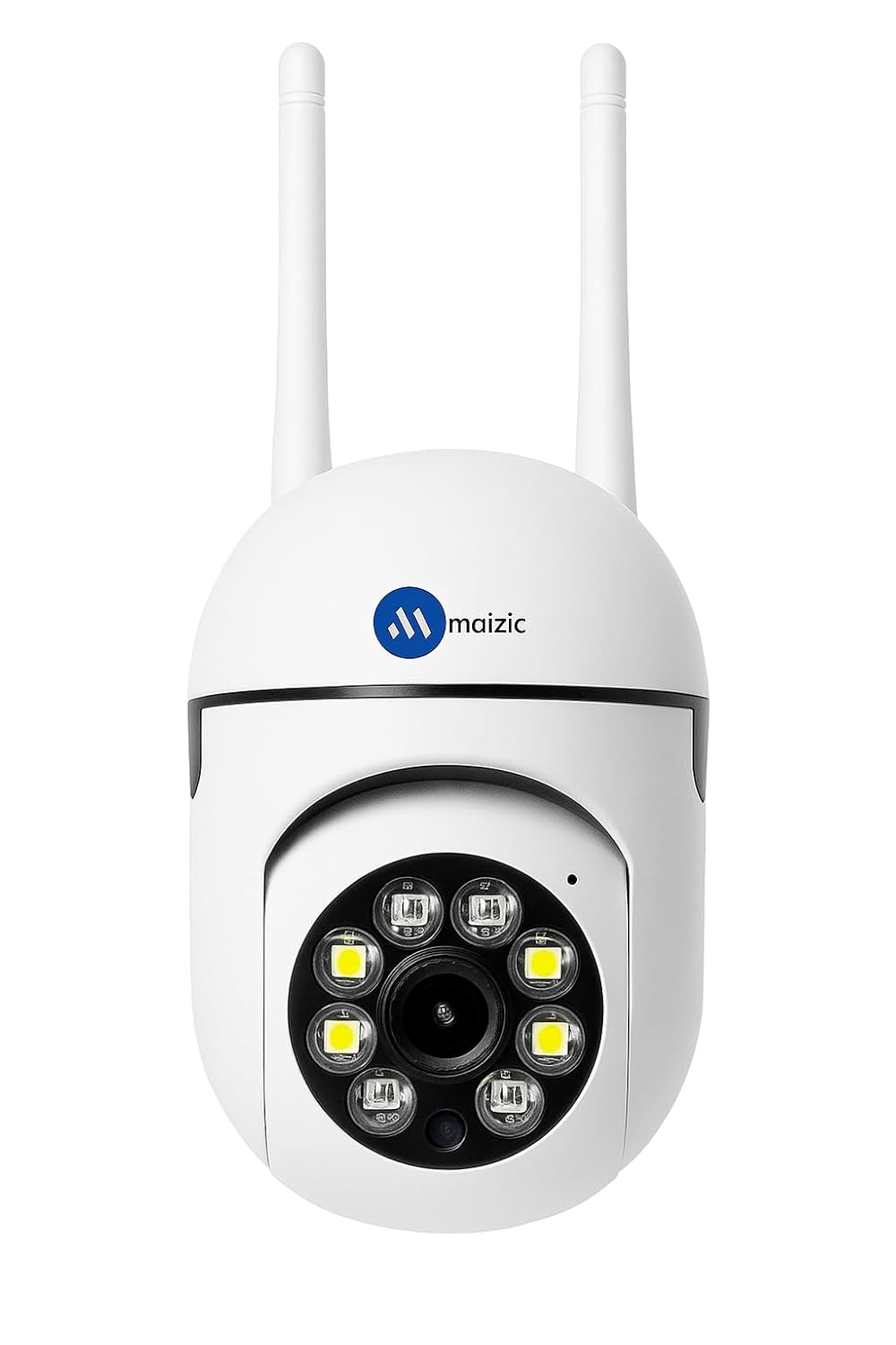 Maizic Smarthome 3 MP FHD WiFi Indoor Mini Fox Ptz Security Camera with Color Night Vision, 360° Ptz Rotation, Motion Tracking, Two Way Audio and Multi Users View