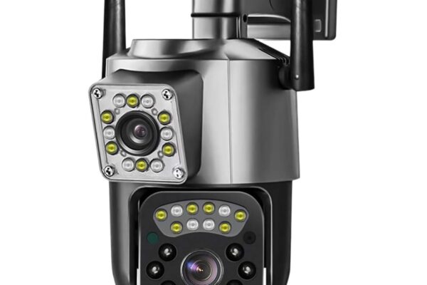 Maizic Smarthome 4G/5G SIM 5+5MP Dual Lens/Screen Pan & Tilt Zoom CCTV Outdoor Camera, Weatherproof(IP66), 2 Way Talk, Motion Detect, Supports SD Card Up to 256 GB, (Black Outdoor 4g)