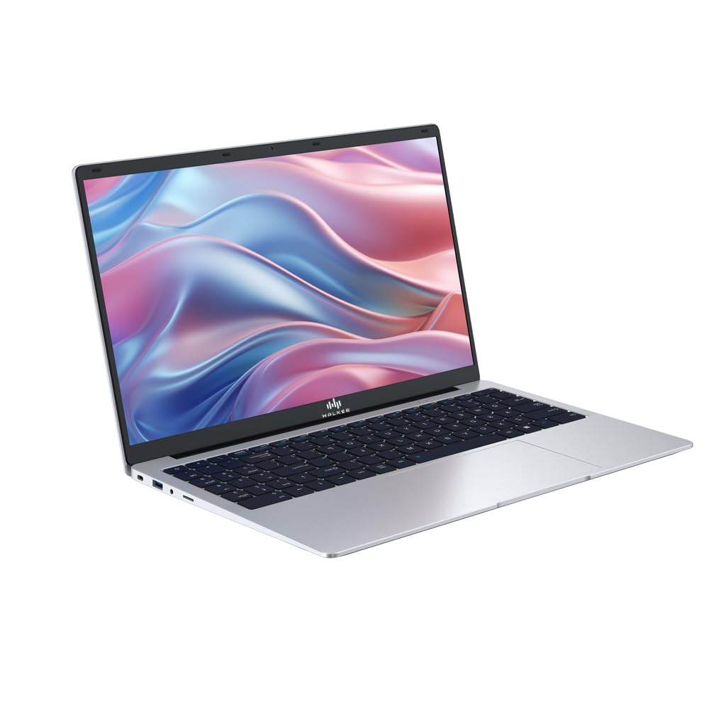 Walker Best Student & Office Work Laptop|Thin & Light|15.6″ 1920 * 1080 Resolution FHD IPS Display |8GB RAM,256 GB SSD|Intel Celeron Processor N4020 | Windows 11 Home |Silver