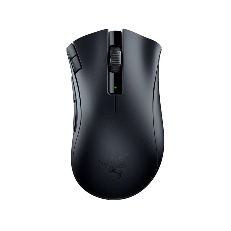 Razer Bluetooth DeathAdder V2 X Hyper Speed: Award-Winning Ergonomic Design with 16000 DPI – Ultra-Fast Hyper Speed Wireless Ergonomic Gaming Mouse – 235hr Battery Life – RZ01-04130100-R3A1, Black