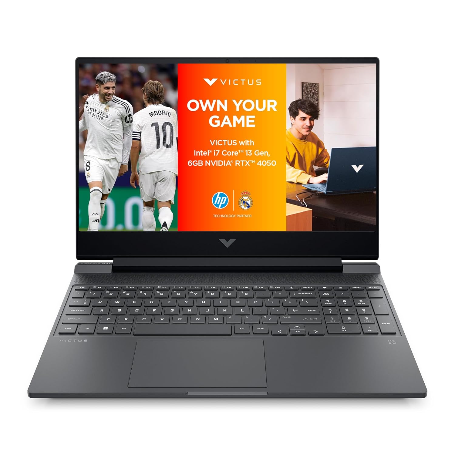 HP Victus, 13th Gen Intel Core i7-13620H, 6GB NVIDIA RTX 4050 Gaming Laptop (16GB DDR6, 1TB SSD) 144Hz, IPS, 15.6″/39.6cm, FHD, Win 11, MS Office 21, Mica Silver, 2.3kg, Enhanced Cooling, fa1332TX