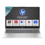 HP 15, AMD Ryzen 5 7520U (8GB LPDDR5, 512GB SSD) Anti-Glare, FHD,15.6”/39.6 cm, Win 11, Office 21, Silver, 1.59kg, fc0155AU, FHD Camera with Privacy Shutter, Backlit KB Laptop