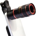 Camera Lens for Mobile, 12X Telephoto Mobile Camera Lens for Photography, High Magnification Mobile Lens for Wildlife, Sports and Travel, Compatible with iPhone and Android Devices