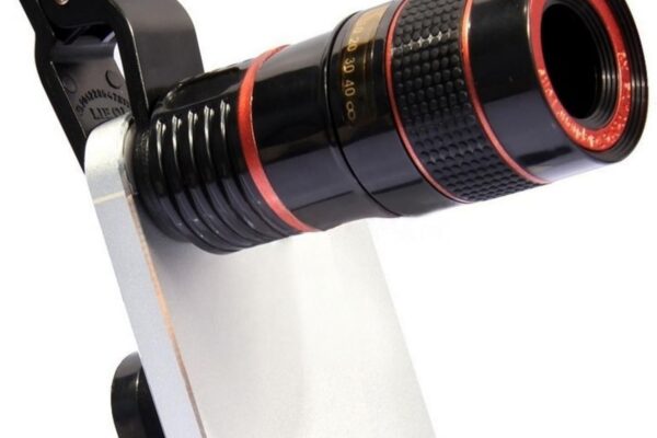 Camera Lens for Mobile, 12X Telephoto Mobile Camera Lens for Photography, High Magnification Mobile Lens for Wildlife, Sports and Travel, Compatible with iPhone and Android Devices