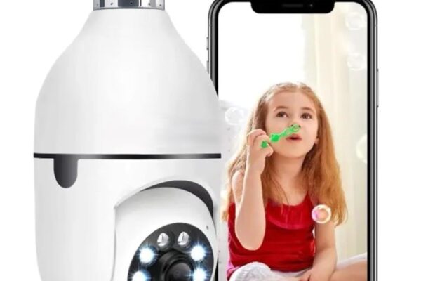 HD 1080P WiFi Camera with Motion Sensor LED Light, Two-Way Audio, 2MP