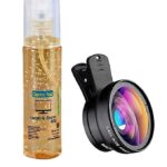 TYROCX 0.45X Wide Angle Mobile Camera Lens and 15X Macro Lens (Wide+Macro) for All Smartphones with Cleaning Gel