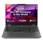Lenovo LOQ Intel Core i5-13450HX| NVIDIA RTX 3050A 4GB (16GB RAM/512GB SSD/144Hz Refresh Rate/15.6″ (39.6cm)/Windows 11/Office Home 2024/3 Mon. Game Pass/Grey/2.4Kg), 83DV01ABIN AI Gaming Laptop