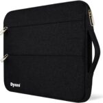 Dyazo 13/13.3 Inch Laptop Sleeve/Case Cover Compatible With All Notebook And Laptops With Handle & 2 Accessory Pockets (Black)