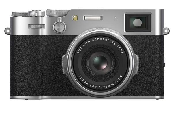 Fujifilm X100VI 40.2 MP Mirrorless Camera with Fixed 23mmF2 Lens (APS-C X-Trans CMOS 5 Sensor, X-Processor 5, Hybrid Viewfinder, LCD Tilt Touchscreen, Face Detection AF, 20 Film Simulations – Silver