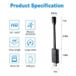 SECURINNOV Wi-Fi Surveillance Flexible Neck Wireless Security Camera 1080P Watch Live View, Wireless Indoor/Outdoor Home Office with Motion Detection (Flexible)
