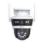 Trueview Smart 4G Linkage 2Mp+2Mp Pan-Tilt Zoom CCTV Camera, Outdoor Indoor Security Camera, Water Proof, 2 Way Talk, Cloud Storage, Motion Detect, Supports SD Card Up to 256 GB, Night Vision