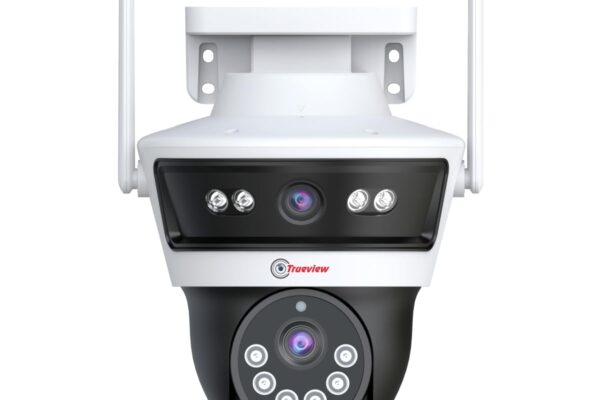 Trueview Smart 4G Linkage 2Mp+2Mp Pan-Tilt Zoom CCTV Camera, Outdoor Indoor Security Camera, Water Proof, 2 Way Talk, Cloud Storage, Motion Detect, Supports SD Card Up to 256 GB, Night Vision