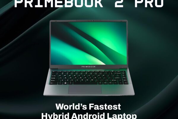 Primebook 2 Pro 2025 (New Launch) | 8GB RAM, 128GB UFS Storage | 14.1-Inch FHD IPS Display | 14 Hours Battery | MediaTek Helio G99 | Android 15 (PrimeOS 3.0) | Backlit Keyboard | in-Built AI (Gray)