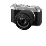 Fujifilm X-M5 26.1MP APS-C X-Trans CMOS 4 with 15-45 f/3.5-5.6 Lens|Retro Style mirrorless Compact Travel Camera|6.2k vlogging|High Speed Recording FHD 240fps|Advance AF for Street/Lifestyle – Silver