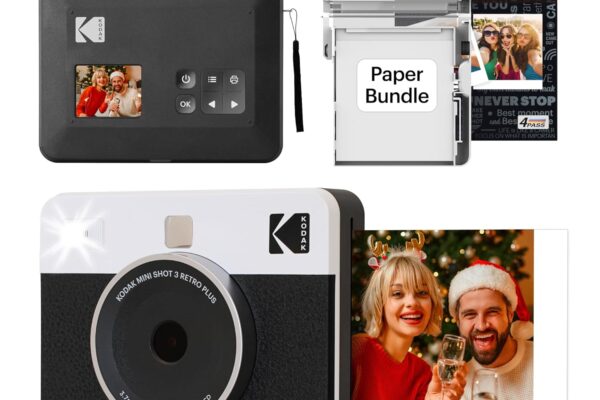 Kodak Mini Shot 3 Retro 2in1 + 68 Sheets Bundle