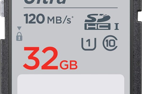SanDisk Ultra SDHC UHS-I Card 32GB 120MB/s R for DSLR Cameras, for Full HD Recording, 10Y Warranty