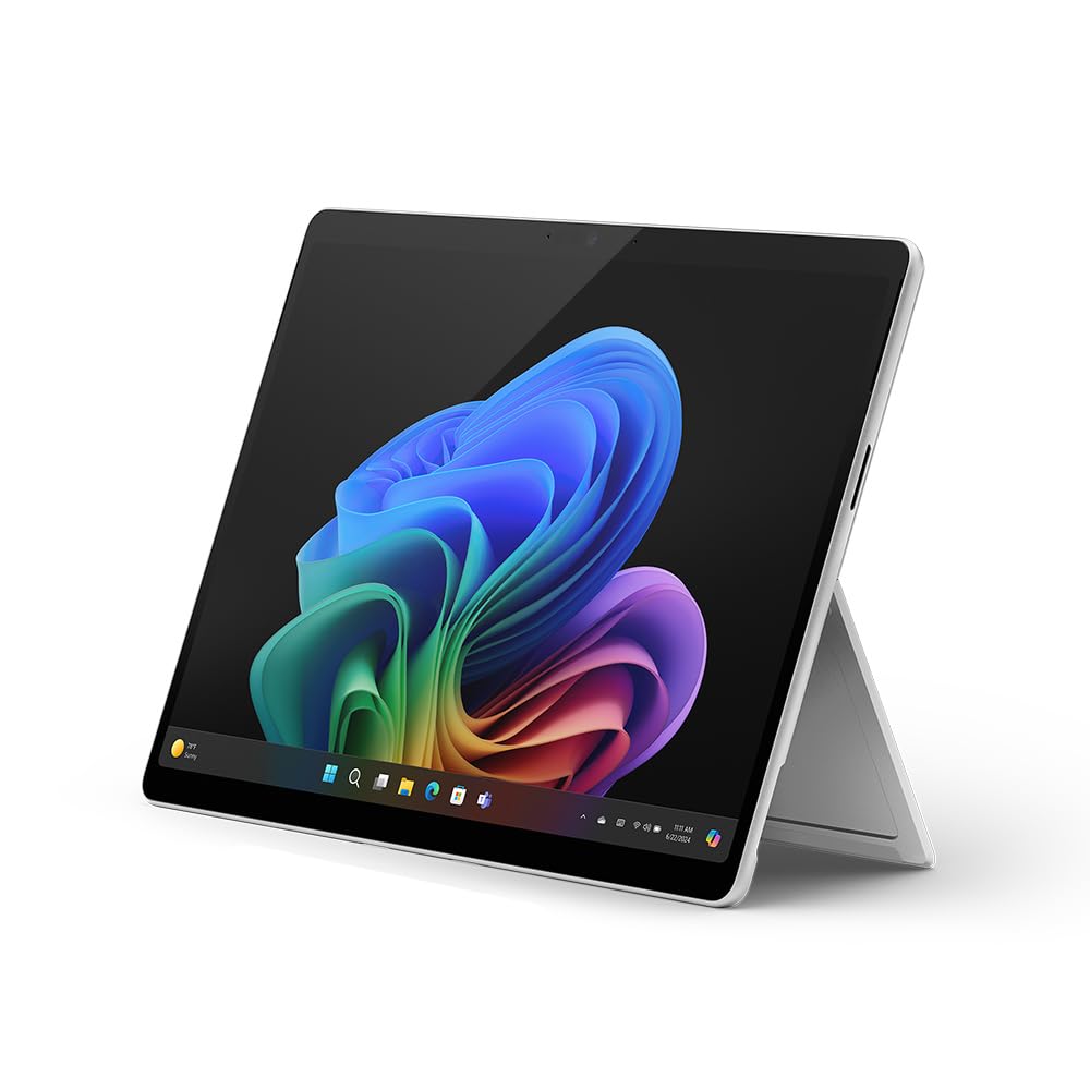 Microsoft New Surface Pro (11Th Edition) – Windows 11 Home Copilot + Pc – 13″ LCD Pixelsense Touchscreen – Qualcomm Snapdragon X Plus (10 Core,Wi-Fi) – 16Gb Ram – 256Gb Ssd – Platinum – ZHX-00014