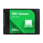 Western Digital WD Green SATA 250GB, Up to 545MB/s, 2.5 Inch/7 mm, 3Y Warranty, Internal Solid State Drive (SSD) (WDS250G5G0A-00CPT0)