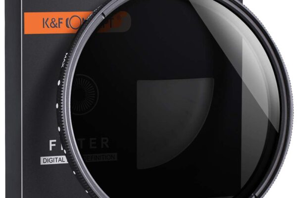 K&F Concept 67 mm ND2 to ND400 Variable Neutral Density Filter Slim ND Fader ND2-400 Optical Glass Filter for DSLR Camera Lenses (67mm)